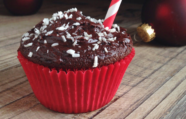 Paleo Peppermint Mocha Cupcake